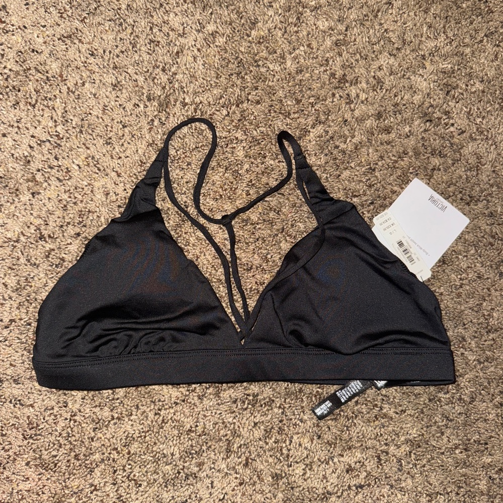 Black Victorias sports bra